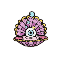 Pins en émail métalliques personnalisés Alien, Pins de revers Punk OVNI, Badges de couleur personnalisée de style moderne pour vestes et sacs, Accessoire de bijouterie