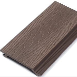 Wpc bois <span class=keywords><strong>façade</strong></span> revêtement mural wpc panneau mural <span class=keywords><strong>extérieur</strong></span> 3D gaufrage imperméable anti-UV revêtement mural en composite bois-plastique prix - Product Image 1