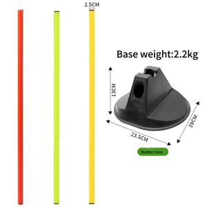 1.5m 야외 훈련 민첩성 극 빨강/노랑/녹색 환경 콘 제품의 내마모성 및 친환경 PVC - Product Image 3