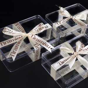 Contenitore per Tiramisù all'Ingrosso in Materiale PS Trasparente Scatola per Tiramisù per Mousse Torte e Pane Conservazione Alimenti Espositore per Torte - Product Image 2