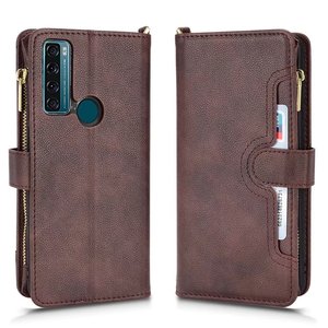 Funda de cuero PU con cierre de cremallera para teléfono <span class=keywords><strong>TCL</strong></span> <span class=keywords><strong>20</strong></span> <span class=keywords><strong>SE</strong></span> - Product Image 2
