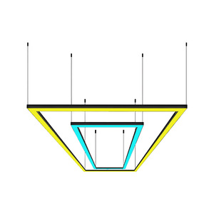 Lumière d'ambiance pour salle de billard, lustre pour salle de snooker, bande lumineuse LED à raccordement sans couture, éclairage de modelage de forme spéciale - Product Image 5
