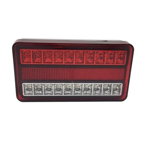 20 LED 12V Đuôi Ánh Sáng Không Thấm Nước Xe Xe Tải Trailer Van Dừng Phanh Phía Sau Xếp Chỉ Số Đèn Lần Lượt Đèn Tín Hiệu Đèn - Product Image 1