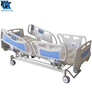 Cama de UCI de 5 funciones de alta calidad con soporte IV, fabricación de Medycon (II), de alta calidad - Product Image 6