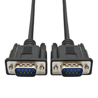 Cable Serial RS232 DB9 Macho a Hembra, Longitud Personalizada, 9 Pines, D-Sub, Blindado, Revestimiento de PVC con Cobre Estañado, IP65 Impermeable, para Computadora