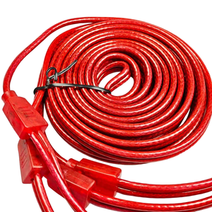 Car Audio RCA <b>Cable</b> Shielded Stereo RCA Audio Interconnect <b>Cable</b> Nickel Plated Connector <b>For</b> Car Amplifier Stereo System - Product Image 2