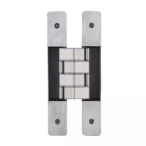 Charnière de porte réglable 3D en acier inoxydable Kaishengxi, finition brossée, pour portes pliantes en bois dissimulées - Product Image 1