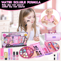 Kit de maquillage pour enfants, pour filles de 3 à 12 ans, ensemble de maquillage pour tout-petits, déguisement de princesse, jouets de jeu d'imitation, non toxiques, Noël, anniversaire