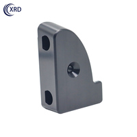 Bloc de positionnement angulaire en plastique PEEK gris usiné CNC, à plusieurs trous, pour outillage de précision