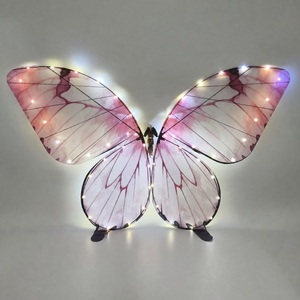 Avion papillon bionique LED translucide personnalisé pour mariage, banquet, spectacle de nuit sur scène - Product Image 2
