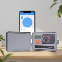 Pengontrol Irigasi WiFi Rumah Pintar 4-11-Stasiun Timer Penyiram Terprogram dengan Penundaan Hujan untuk Penyiraman Otomatis