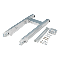 CUB CT125 Alloy 6061 Swingarm Belakang L=445MM Perak untuk Rangka Motor Pit Dirt Bike Suku Cadang Mini Bike Berkualitas