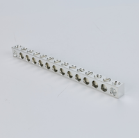Nouveau pour 486A-486B – Barre de terre neutre en aluminium à 12 bornes, plaquée étain, 600 V, pour connecteur de mise à la terre électrique