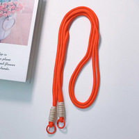 Cordon de téléphone double bouton, bandoulière anti-perte, chaîne tressée, cordon de cou, cordon de téléphone pour étui, pour fille
