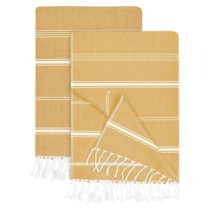 Serviette de plage en microfibre de haute qualité, sensation de luxe imprimée à grandes rayures - Product Image 6