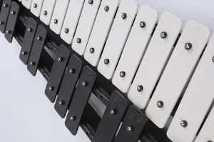 Xilófono de 12 Teclas, Glockenspiel de Madera Natural, Instrumentos Musicales Blancos, Metalófono en Venta - Product Image 3