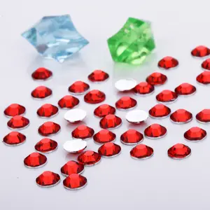 4mm Blu-ray resin diamond manufacturer supply red zircon resin rhinestone jewelry nail accessories