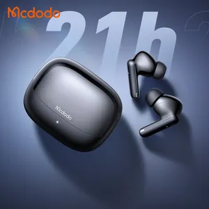 Mcdodo 004 Wireless TWS Earphones Headphones With LED Light 6H Music Playtime Long Standby Handsfree Ture Wireless Headphones