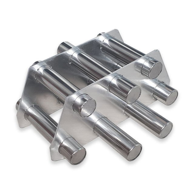 High Strength 10000-12000 Gauss Neodymium Grate Magnet 250x80x25mm - Plastic Processing Metal Impurity Dust Removal