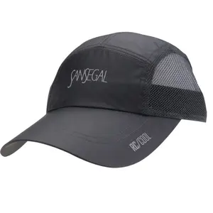 Custom Quick Droog Geborduurd Logo 6 Panel Sport Uitgerust Caps Ny Sport Running Caps