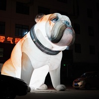 Fabricant fournit une énorme publicité de haute qualité 6m mascotte gonflable personnalisée de dessin animé de chien