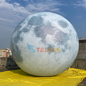 Modèle géant <span class=keywords><strong>de</strong></span> lune gonflable publicitaire avec lumière LED Grand ballon <span class=keywords><strong>de</strong></span> lune gonflable pour la décoration - Product Image 4