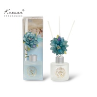 Ensemble d'Huiles Essentielles en Gros de 30 ml pour Diffuseur sans Flamme, Parfum d'Ambiance pour Hôtel, Maison, Chambre et Toilettes, Bâtonnets de Rotin