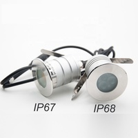Projecteur LED pour piscine de jardin 12V 24V 3W 3000K Blanc chaud IP68 Étanche