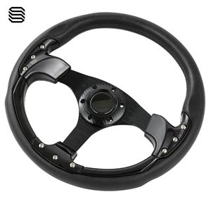 Fundas para Volante de Carro de Golf Club Car EZGO G29 Drive Modificado, de 13 Pulgadas, de PU Negro - Product Image 5