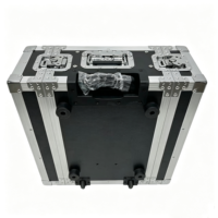 Boîtier de transport OEM 3U sur roulettes pour équipement de moins de 35 cm avec poignée rétractable intégrée et couvercles fusionnables