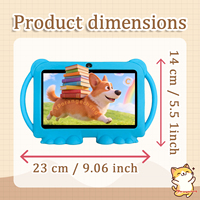 YPORANGECHENG Tablet Anak 7-Inci Terlaris 2GB+32GB MTK Quad Core 3000mAh Wi-Fi 5G 1024x600 Android 12 Kamera 0.3MP+2MP