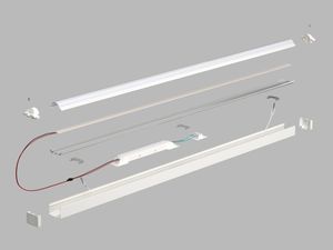 <b>LED</b> Batten <b>Light</b> 18-55W Ideal T8/T10 Replacement 130lm/W Alu 6063-T5 Tridonic Driver Quick Wiring 5 Years Warranty Ceiling <b>Mount</b> - Product Image 4