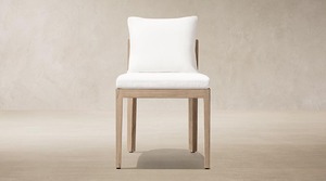 Conjunto de Comedor de Madera de Teca Personalizado para Exteriores, Sillas de Comedor Tejidas con Cuerda y Mesa Rectangular de Teca, Cojines Impermeables para Patio y Jardín - Product Image 4