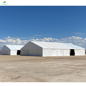 Tente de réception durable 8x8m camouflage pour lavage de <span class=keywords><strong>voiture</strong></span>, mariage, en tissu PVC, avec poteaux en alliage d'aluminium, installation rapide en extérieur, pour salons professionnels et événements - Product Image 2