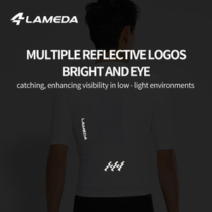 Lameda DOM 남성용 통기성 밀착 경량 방풍 대형 포켓 디자인 플러스 사이즈 원활한 사이클링 저지 - Product Image 4