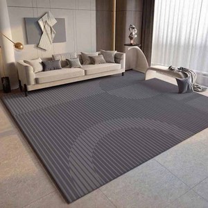 Pha Lê Nhung Lớn phòng khách thảm bền chống trượt thảm với sọc in thiết kế cao đống Thảm hiện đại - Product Image 1