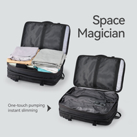 Sac à Dos Professionnel de Voyage avec Compression Automatique d'Aspiration Imperméable pour Ordinateur Portable Rangement MR8057Y_SPQM