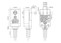 Prise de protection contre les fuites de courant RIFENG RF15S standard 10A/13A/15A, protection contre les surtensions ALCI, ETL ROHS pour prise américaine 2 broches pour sèche-cheveux