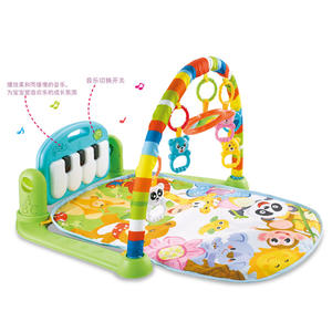 3 in 1 tappetino da gioco per bambini giocattoli da palestra per bambini sonagli di illuminazione morbida giocattoli musicali per bambini giocattoli educativi gioca <span class=keywords><strong>a</strong></span> pianoforte palestra regali per bambini - Product Image 1