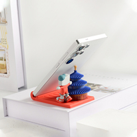 Soporte de Escritorio para Teléfono Móvil de PVC, Portátil, Ecológico, con Logotipo Personalizado, Bonito, Universal, Regalo Promocional, Soporte para Celular
