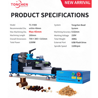 Tour à perles CNC multifonctionnel avec mandrin à 4 mors standard de 125 mm pour les petites ateliers et les commerces de rue