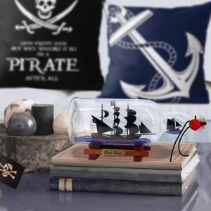 Envío personalizado en botella barco negro perla Uss Constitución Uscg Barque Eagle Clipper náutico recuerdo Drift botella con modelo de barco - Product Image 5