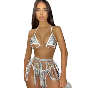 18 teen xxx hot sexy bikini young girl swimwear supplies with tassel