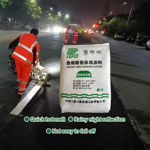 Vente chaude d'usine Protection de l'environnement 10% perles de verre prémélangées <span class=keywords><strong>peinture</strong></span> de route thermoplastique antidérapante pour les routes urbaines - Product Image 2