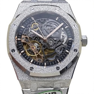 Reloj Mecánico de Buceo de Lujo, Super Calidad, Resistente al Agua, 41mm, Fábrica THB, Movimiento 3132, 15407, Esqueleto Salmón - Product Image 1