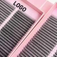 Plateaux d'extensions de cils en gros sous marque privée, finition mate, styles Anime Spire, Narrow, Cashmere préfabriqués, Feathered et Comic Spire