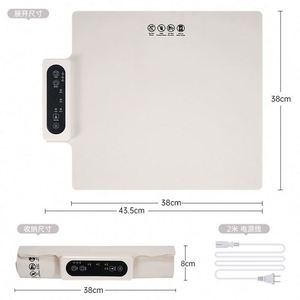 2024 New Foldable Silicone Electric Heating <b>Warming</b> <b>Tray</b> with Adjustable Temperature Eco-Friendly Rectangle Design - Product Image 5