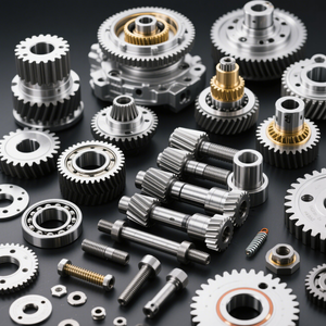 Engrenage droit personnalisé avec engrenages droits en acier inoxydable à usinage CNC personnalisé - Product Image 1