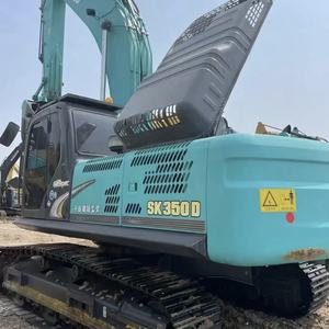 Mejor precio Kobelco usado SK350D 35 Ton excavadora 2022 modelo 1,6 M capacidad de cubo motor y bomba incluida perfecto estado - Product Image 3