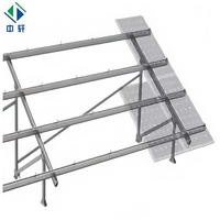 Kit de support de panneau solaire réglable, système d'installation au sol pour panneaux photovoltaïques, structure de montage, certification CE/ISO9001, AL 6005-T5 Q235B